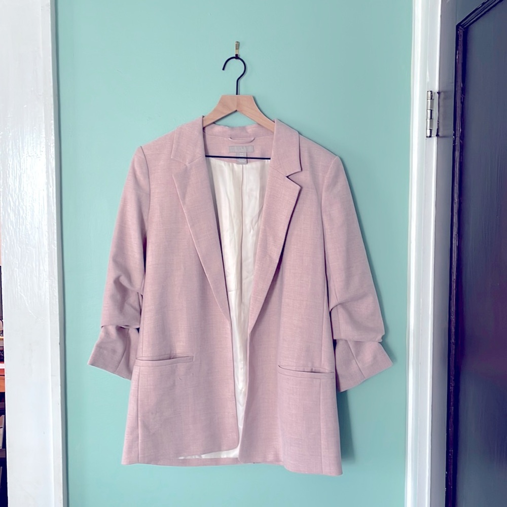 H&M pink blazer
